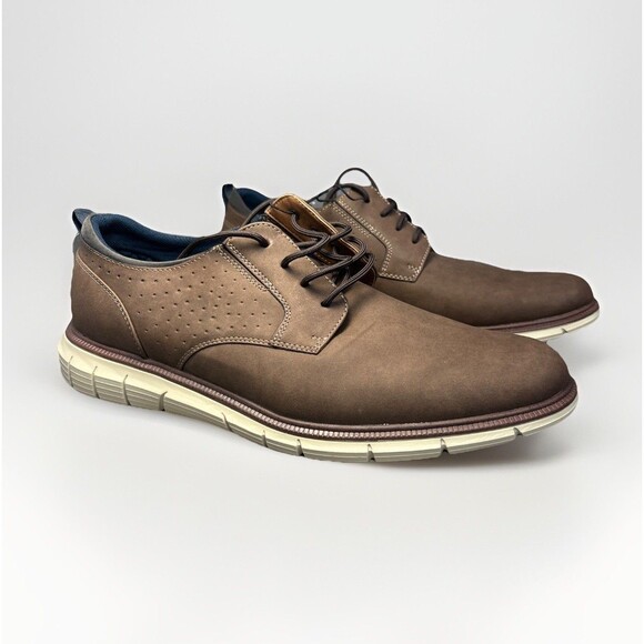 Dockers Men’s Casual Oxford Shoes Brown Lace-Up Comfort Sole Size 13M New main image 7